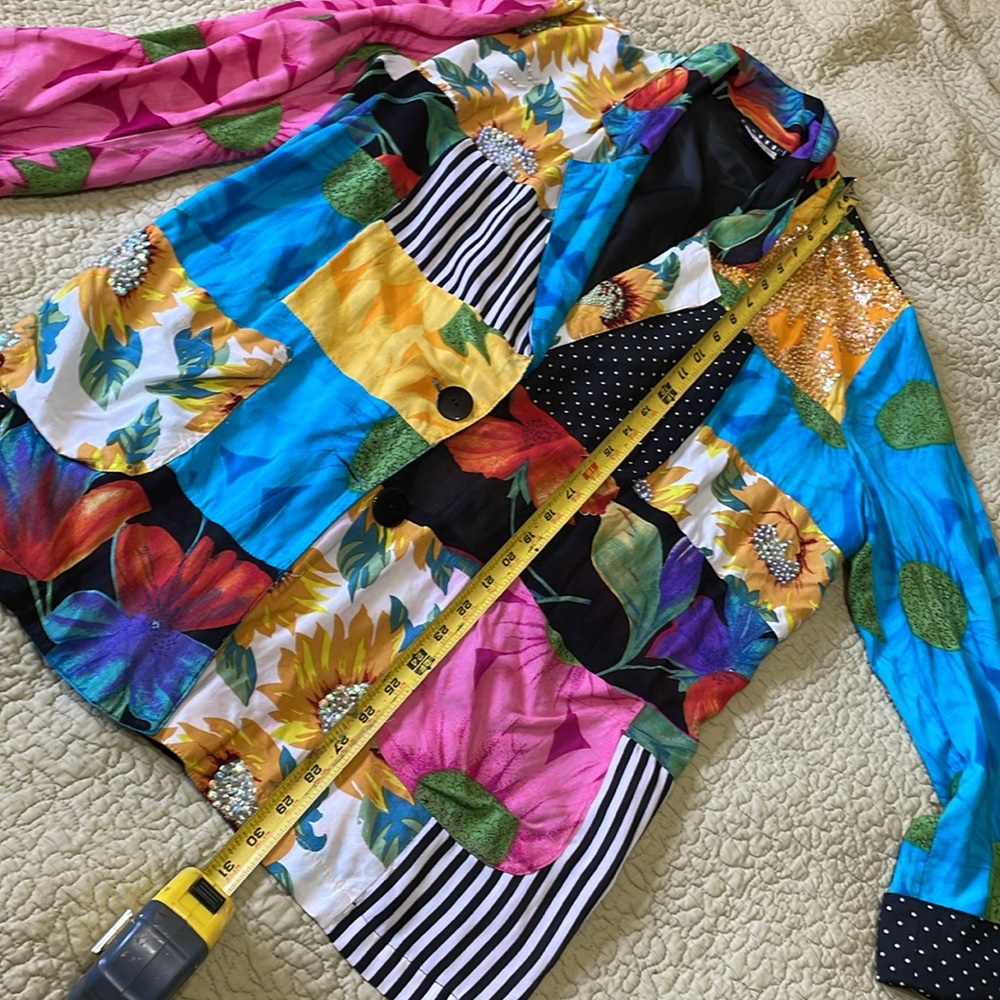 Faith Patchwork Sequin Festival Jacket - image 8